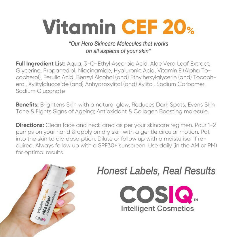 Cos-IQ Vitamin CEF-20% Face Serum