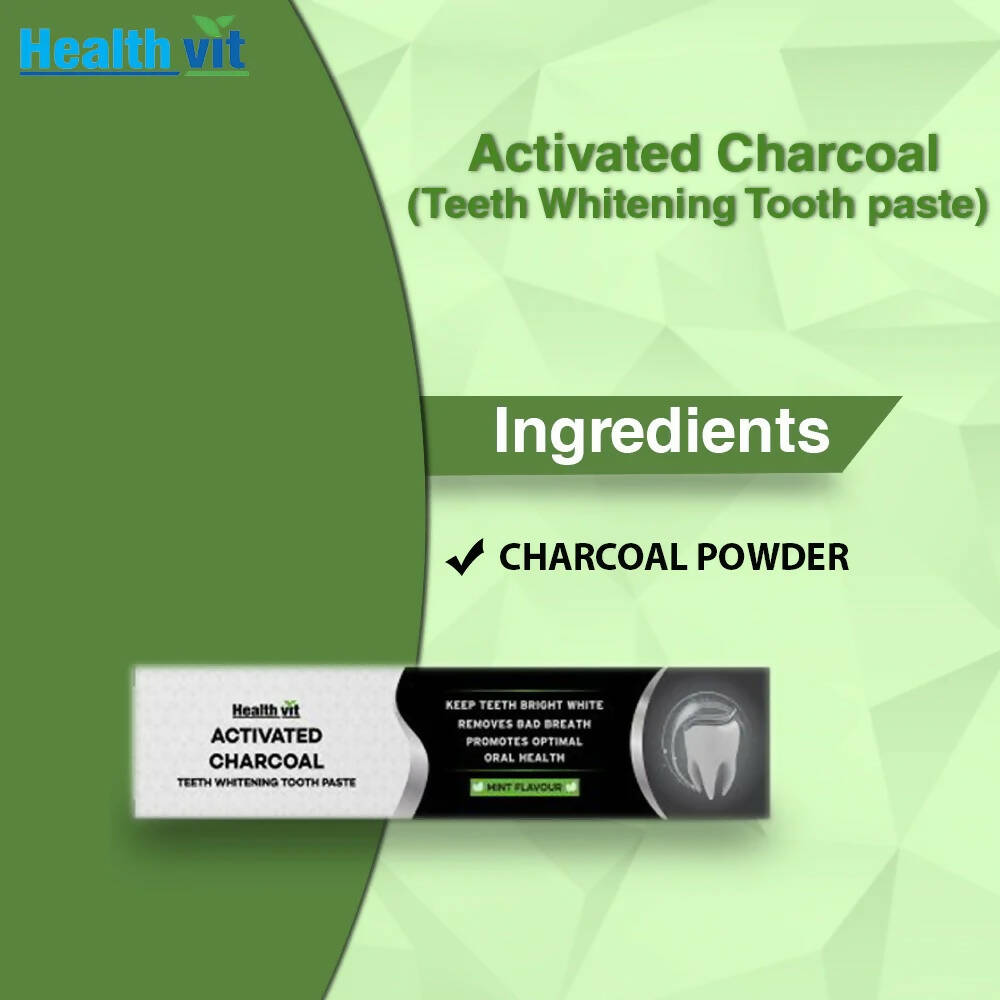 Healthvit Activated Charcoal Toothpaste