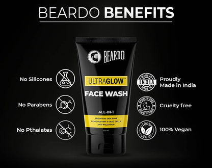 Beardo Ultraglow Face Wash All - In - 1