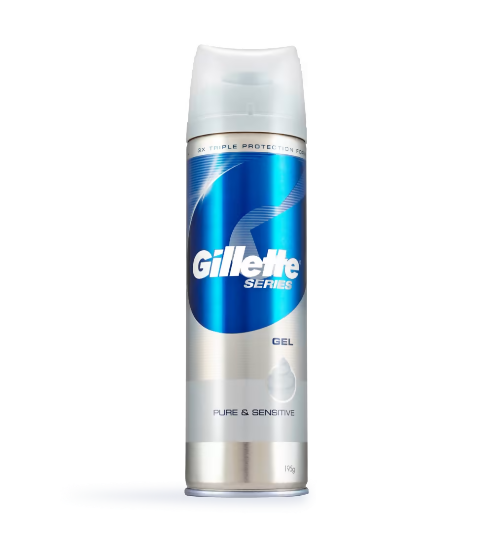 Gillette Series Pure & Sensitive Pre-Shave Gel - usa canada australia