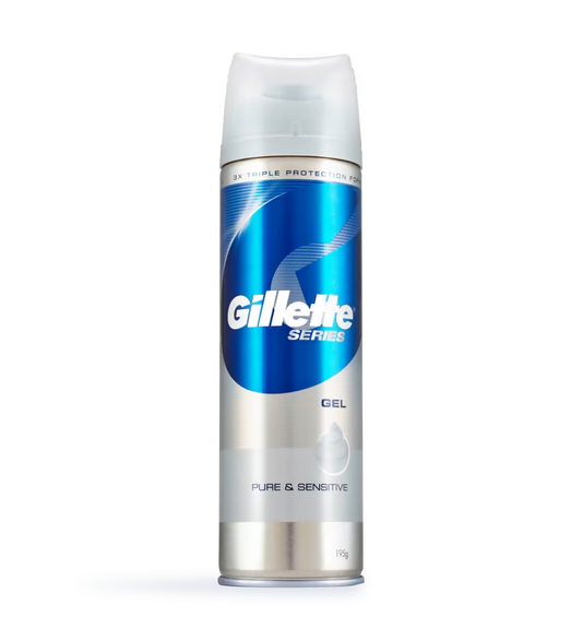 Gillette Series Pure & Sensitive Pre-Shave Gel - usa canada australia