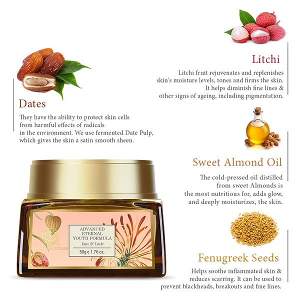 Forest Essentials Advanced Eternal Youth Formula Date & Litchi