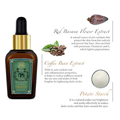 Forest Essentials Under Eye Serum Red Banana Flower & Potato Starch