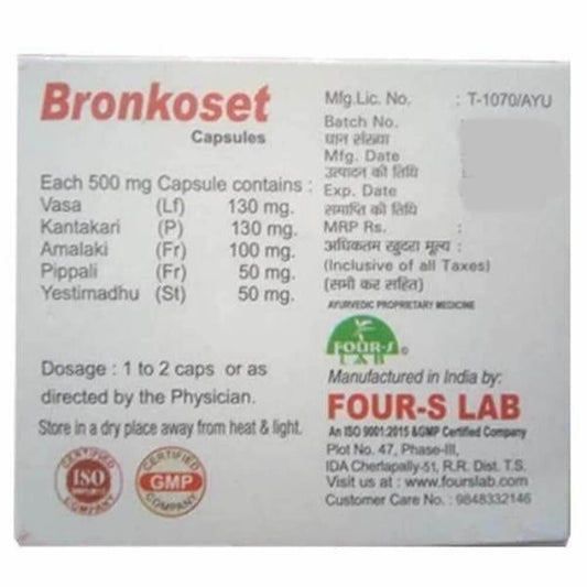 Four S Lab Bronkoset Capsule