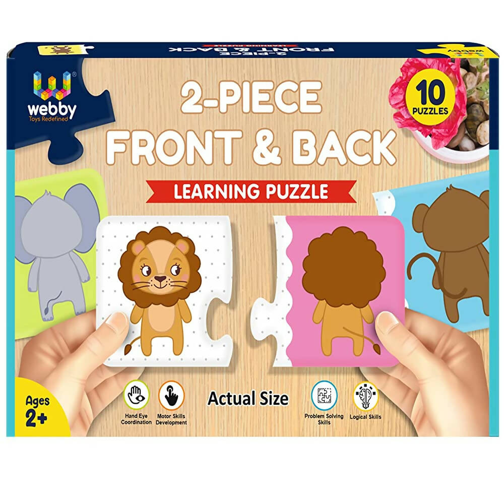 Webby Front Back 2 Piece Learning Pack Jigsaw Puzzle for Kids -  buy in usa 