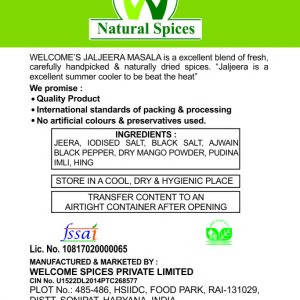 Welcome???s Natural Spices Jaljeera Masala Powder