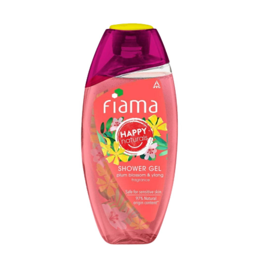 Fiama Happy Naturals Shower Gel With Plum Blossom and Ylang