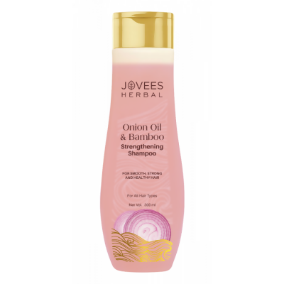 Jovees Red Onion Oil & Bamboo Strengthening Shampoo