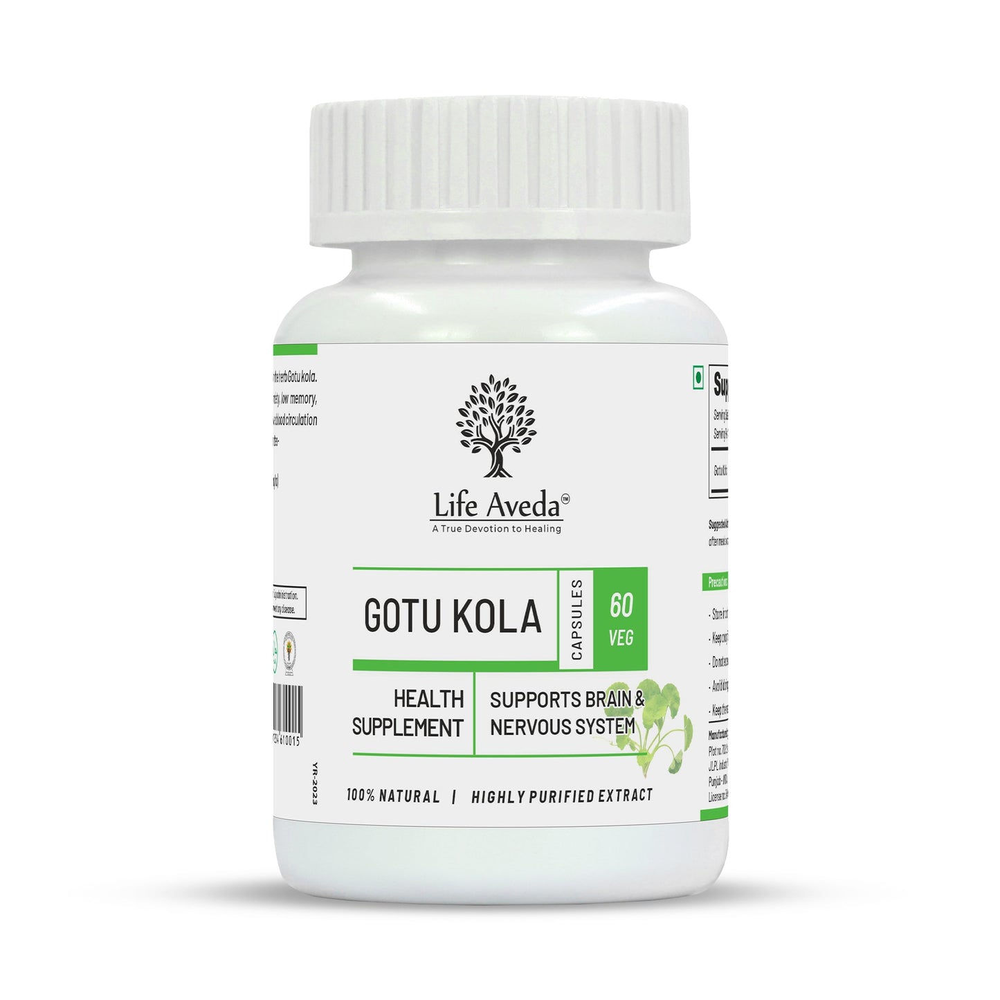 Life Aveda Gotu Kola Capsules -  usa australia canada 