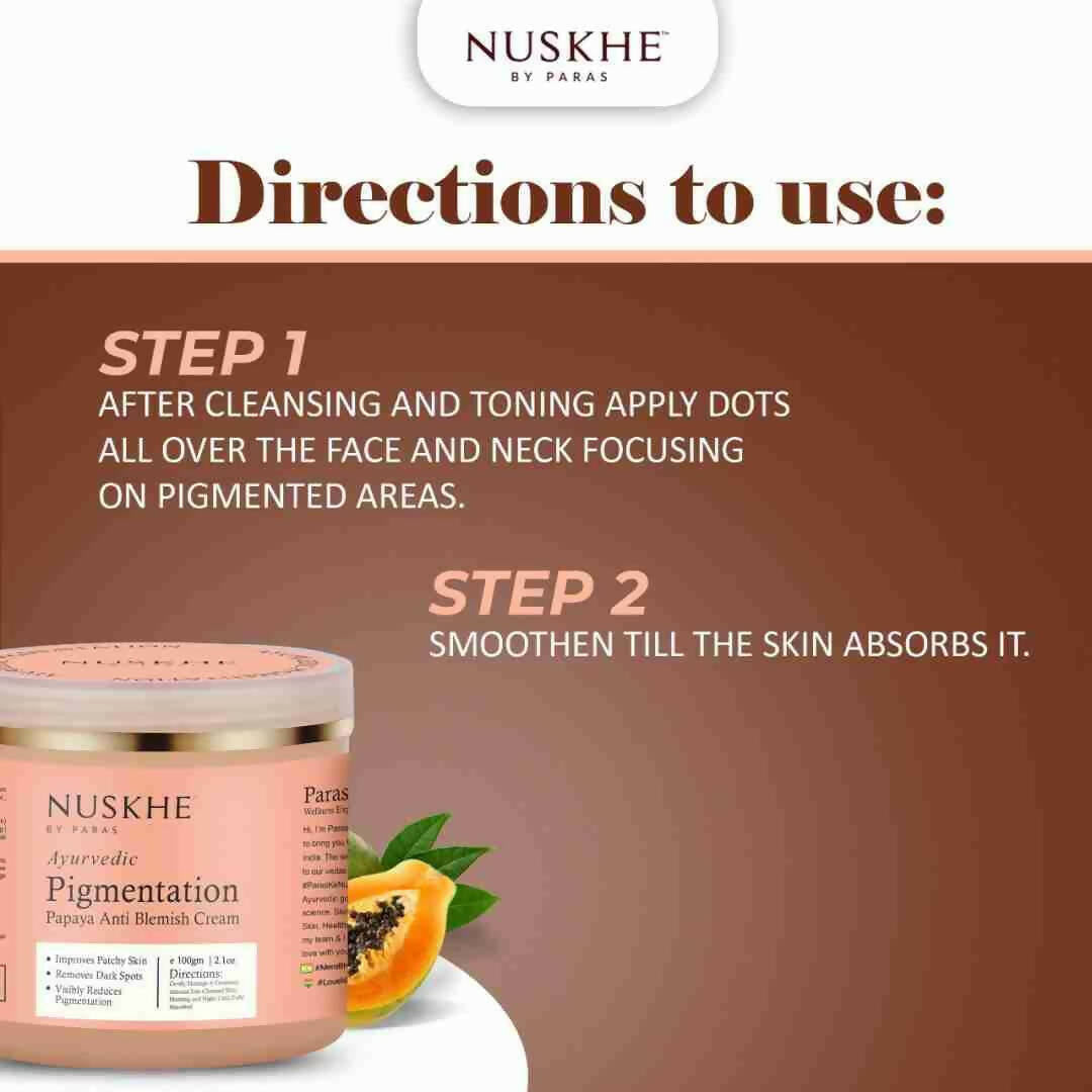 Nuskhe by Paras Papaya Pigmentation Cream And Papaya Pigmentation Mask