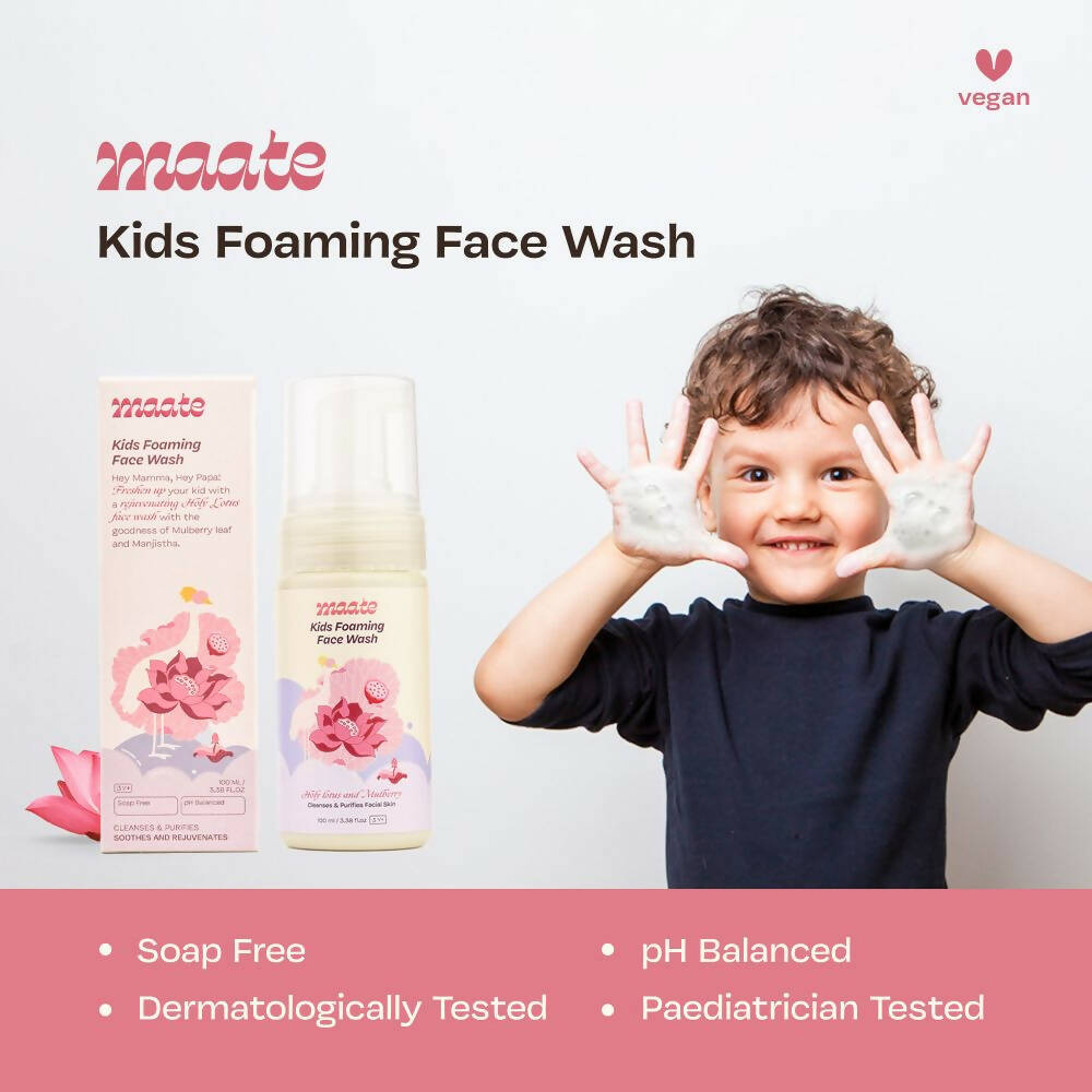 Maate Natural Kids Foaming Face Wash