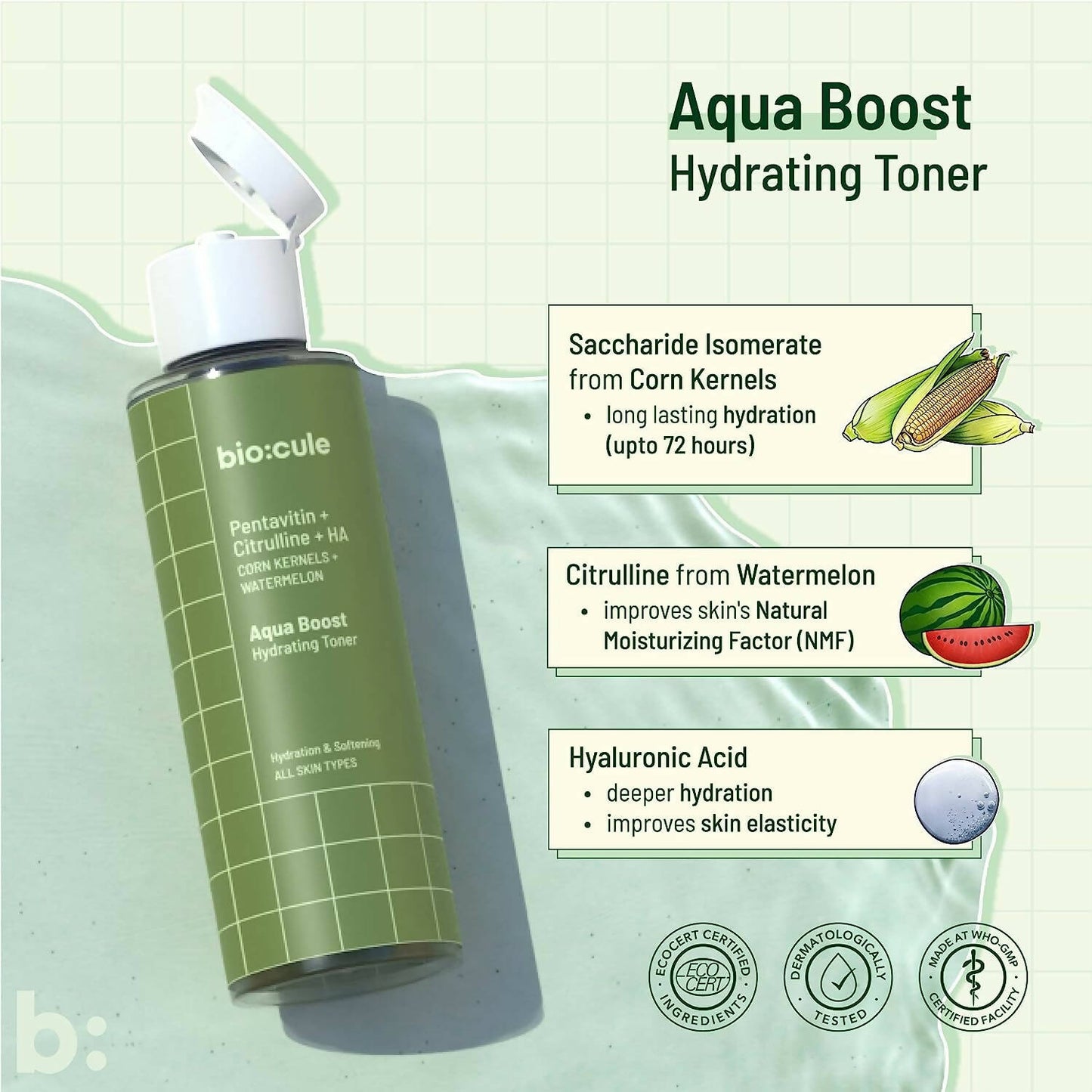 Biocule Aqua Boost Hydrating Face Toner