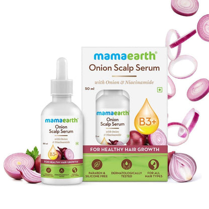 Mamaearth Onion Scalp Serum For Healthy Hair Growth