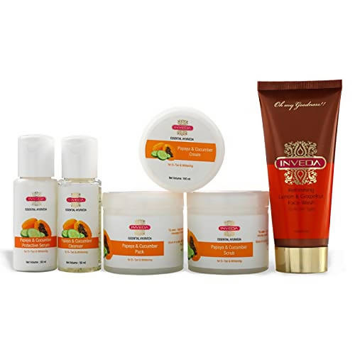 Inveda Papaya & Cucumber Facial kit