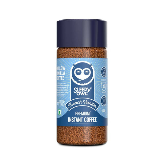 Sleepy Owl French Vanilla Premium Instant Coffee - 100GM