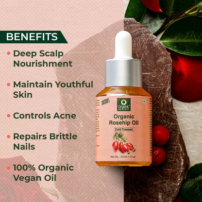 Organic Harvest Cold-Pressed Rosehip Seed Oil