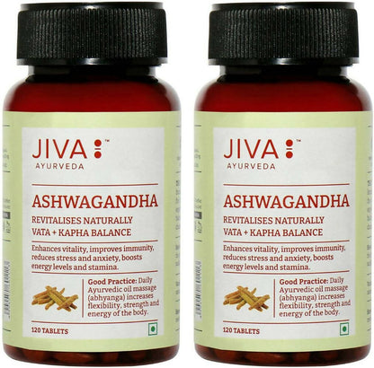 Jiva Ayurveda Ashwagandha Tablets -  usa australia canada 