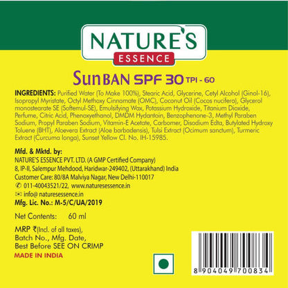 Nature's Essence Sun Ban Lotion SPF 30