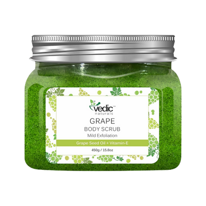 Vedic Naturals Grape Body Scrub - BUDEN