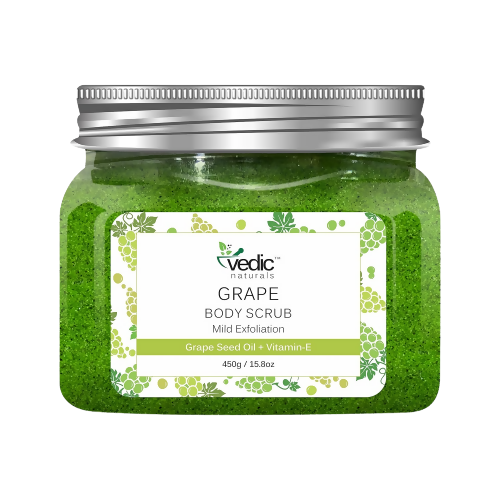 Vedic Naturals Grape Body Scrub - BUDEN