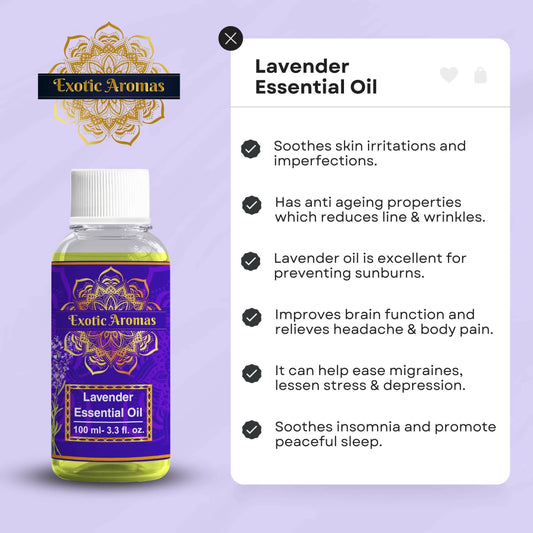 Exotic Aromas Lavender Essential Oil