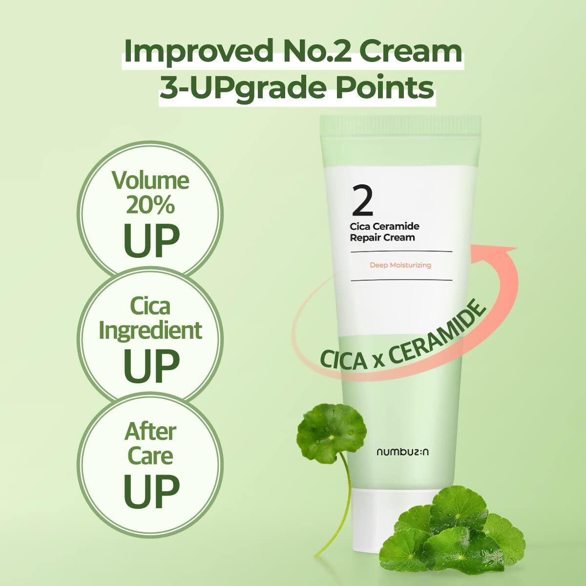 Numbuzin No.2 Cica Ceramide Repair Cream