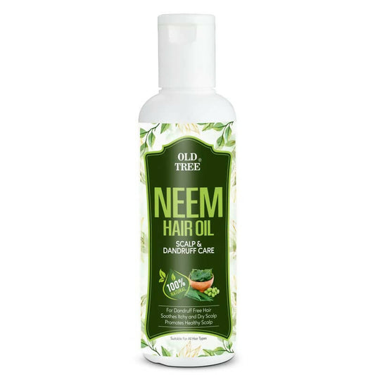 Old Tree Neem Hair Oil for Dandruff & Scalp Care - buy-in-usa-australia-canada