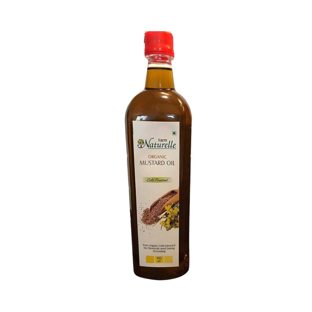 Farm Naturelle Organic Wood Pressed Black Mustard Oil - BUDNE