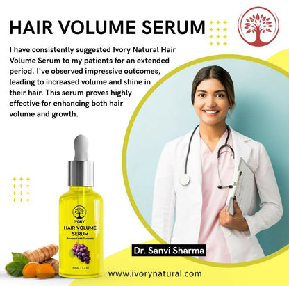 Ivory Natural Hair Volume Serum For Hair Thinning And Healthier Growth