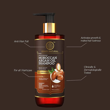 Khadi Natural Moroccan Argan Oil Shampoo