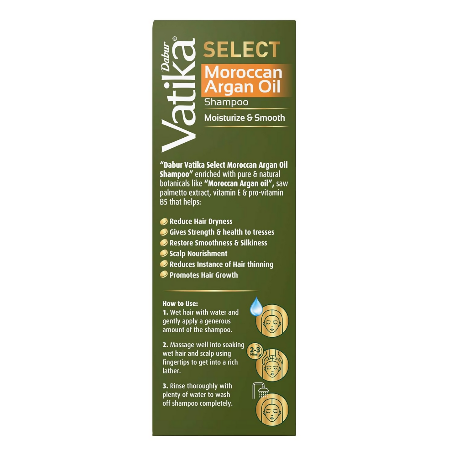 Dabur Vatika Select Moroccan Argan Oil Shampoo