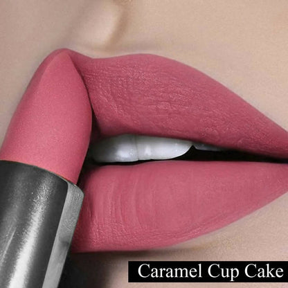 FLiCKA Wear Me Everywhere Creamy Matte Lipstick Caramel Cupcake - Pink Nude