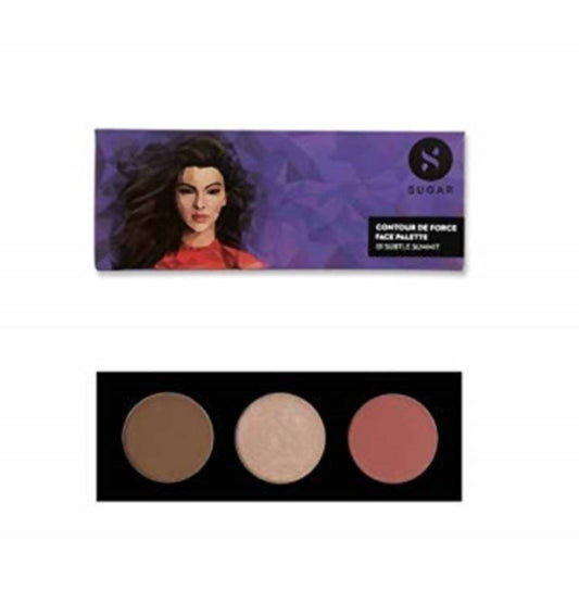Sugar Cosmetics Contour De Force Face Palette - 01 Subtle Summit