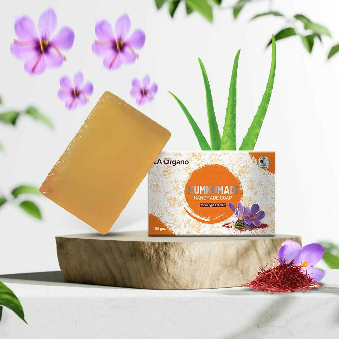 LA Organo Kumkumadi Handmade Natural Bath Soap