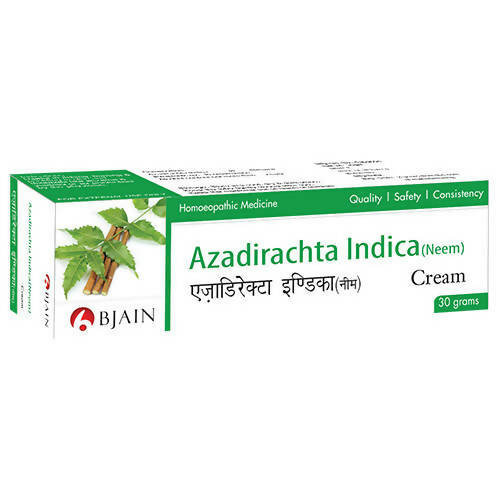 Bjain Homeopathy Azadirachta Indica (Neem) Cream - usa canada australia