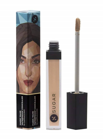 Sugar Cosmetics Magic Wand Waterproof Concealer - 15 Cappuccino