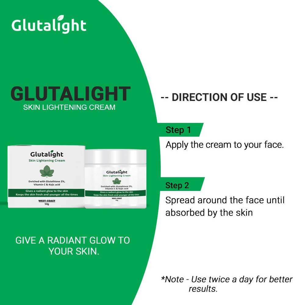 Healthvit Glutalight Skin Lightening Cream