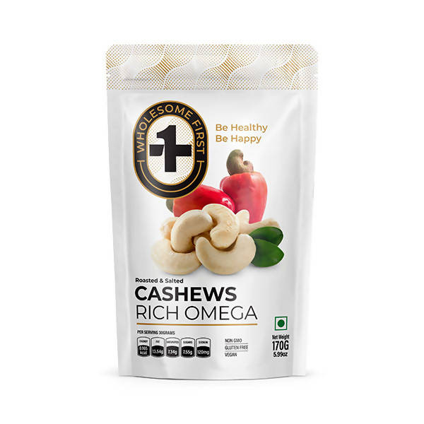 Wholesome First Roasted & Salted Cashews - BUDNE
