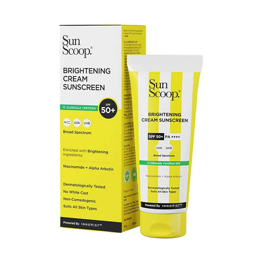Sun Scoop Daily SPF 50 Sunscreen Cream - BUDEN