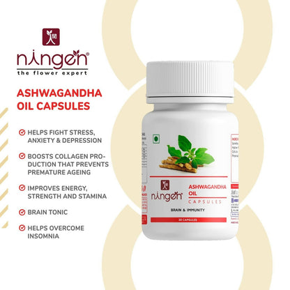 Ningen Ashwagandha Oil Capsules