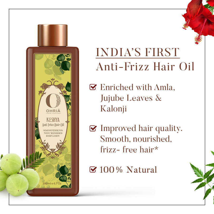 Ohria Ayurveda Keshya Anti Frizz Hair Oil