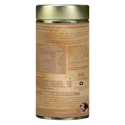 Organic Wellness Tulsi Green Tea Premium Tin Pack