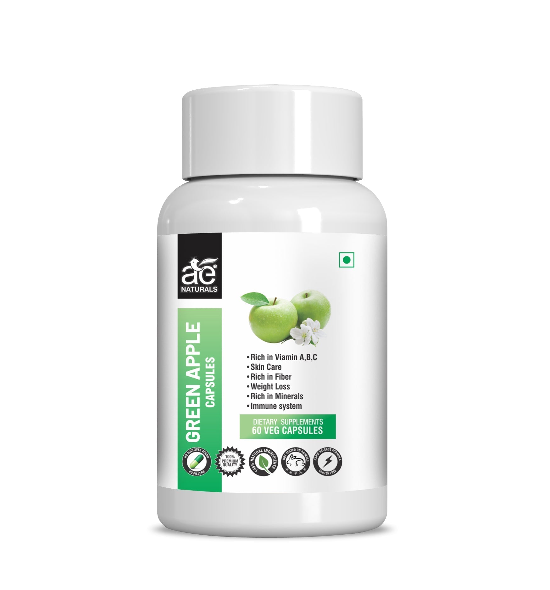 Ae Naturals Green Apple Capsules - usa canada australia