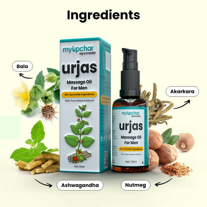 Myupchar Ayurveda Urjas Massage Oil Men