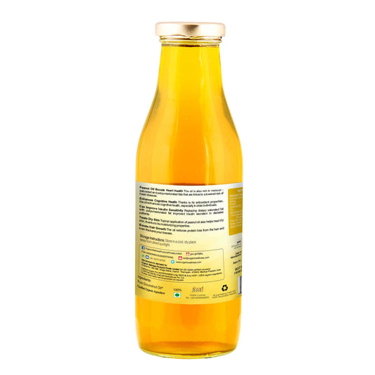 Organic Wellness Ow'meal Groundnut Oil Raw & Cold Pressed