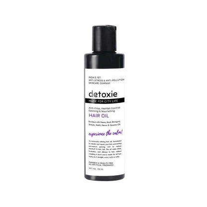 Detoxie Anti-Frizz Hairfall Control Calming & Nourishing Hair Oil