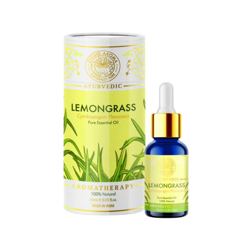 Divine Aroma 100% Pure Lemongrass Essential Oil - usa canada australia