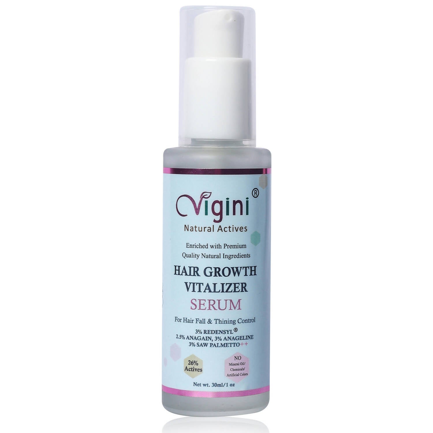 Vigini 3% Redensyl Hair Growth Vitalizer Serum For Men Women Hair - Distacart
