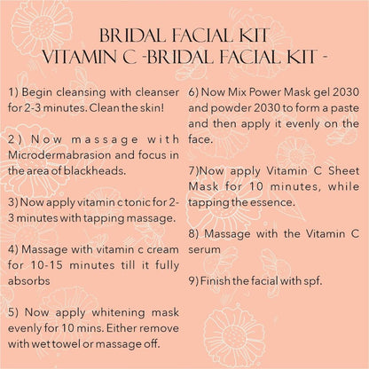 Professional O3+ Bridal Facial Kit Vitamin C Glowing Skin