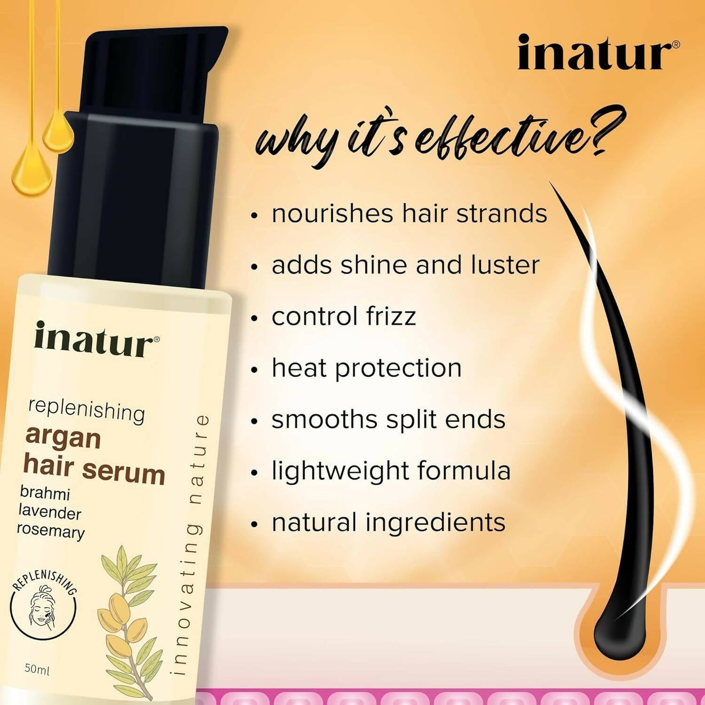 Inatur Argan Hair Serum